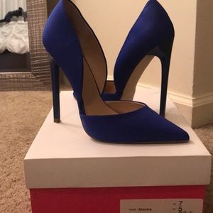 Cobalt blue stilettos